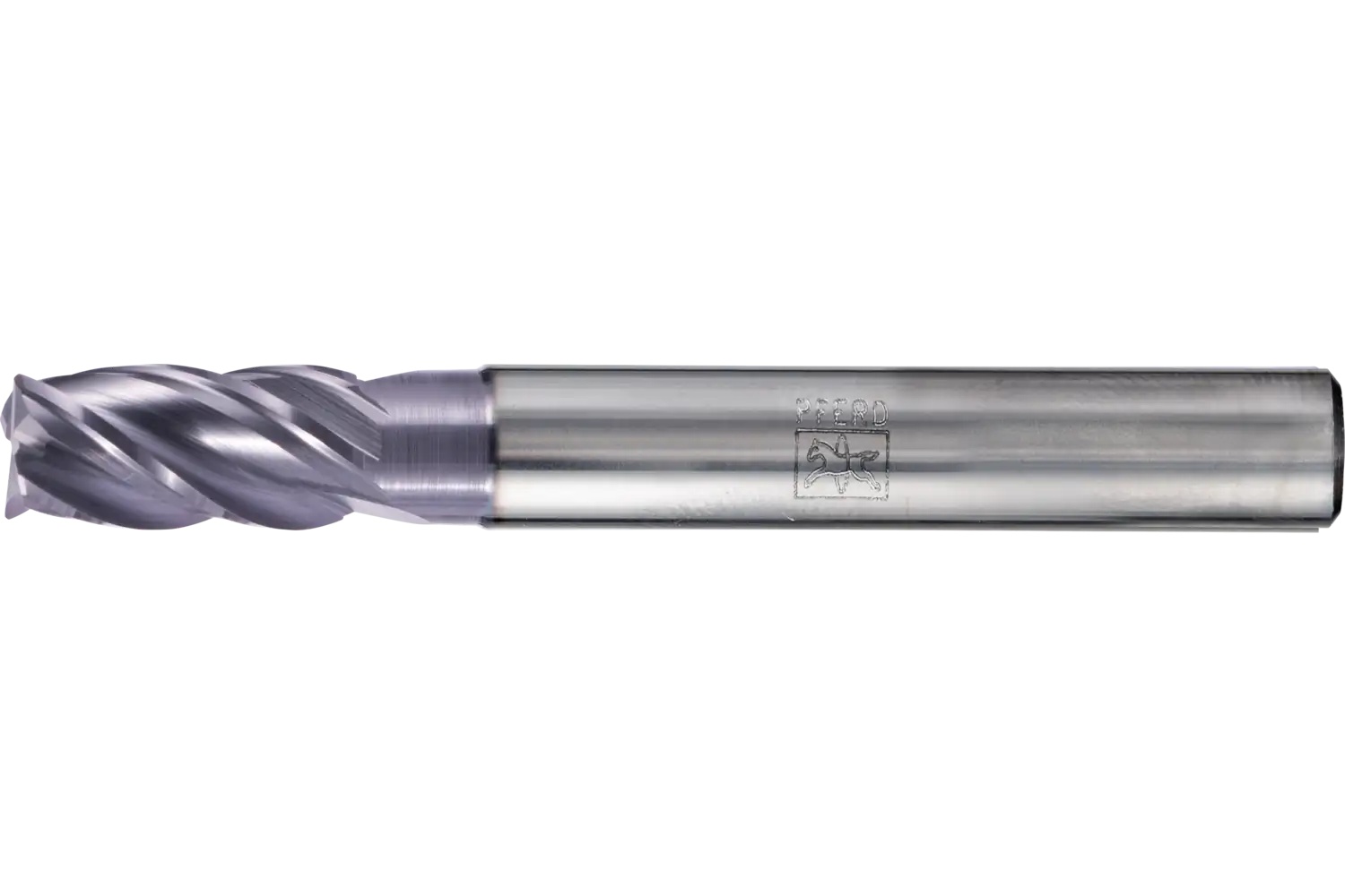 Picture of Pferd Chamfered End Mill, 4 flutes, 5/16" Dia, 5/8" APMX, 2-1/2" OAL, cylindrical shank